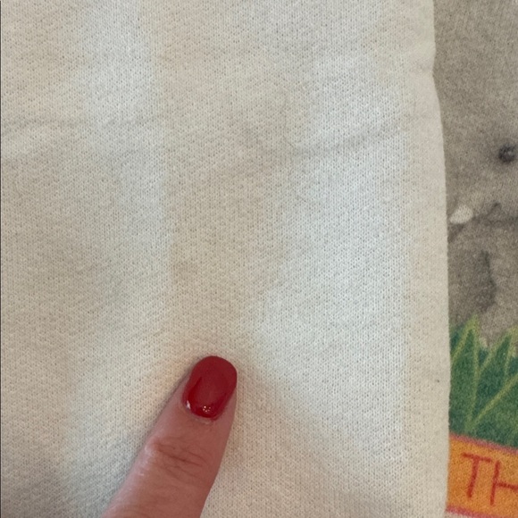 Vintage! Kids White Cotton-Blend Crew “Kids For a Caring World”, sz S - Picture 5 of 9